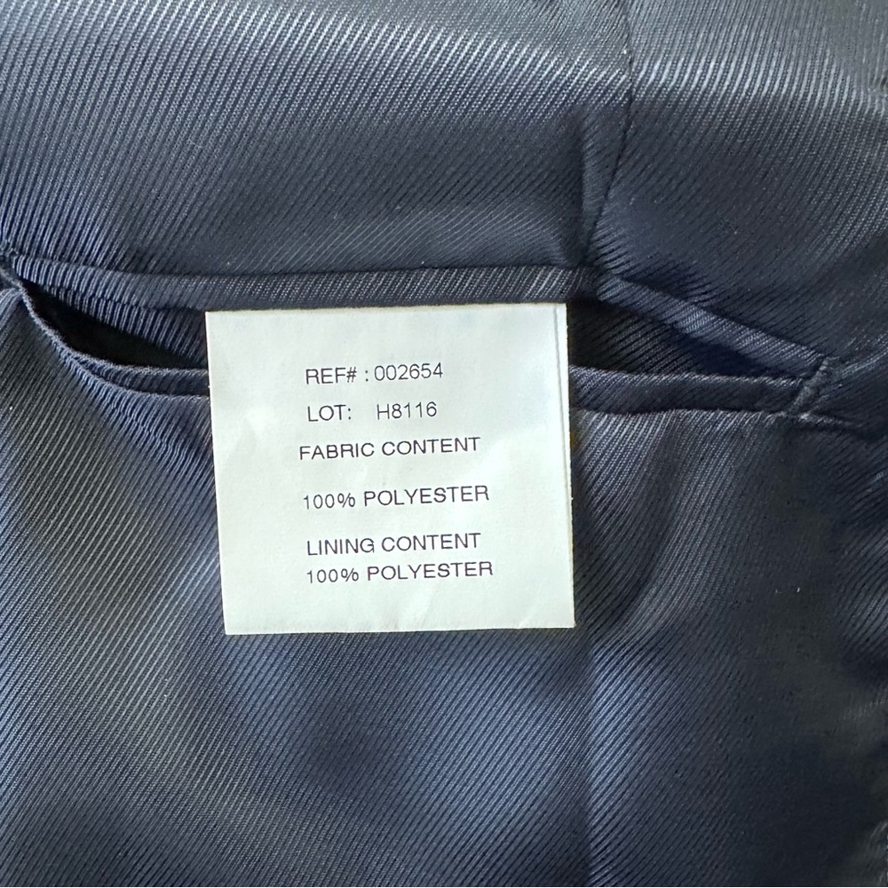 RJ Classics Girls Navy 3 Button Blazer Hampton Show Coat Horse Riding Jacket NWT - Picture 14 of 15